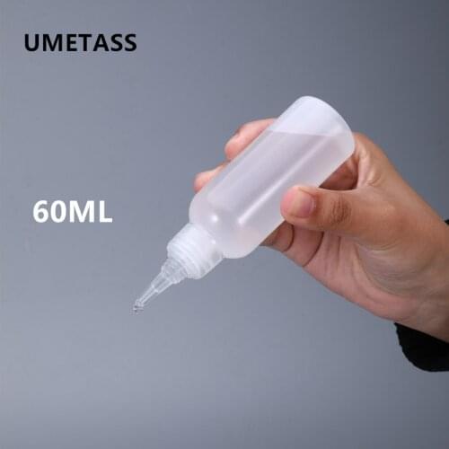 UMETASS Empty Liquid refillable bottles Glue Applicator Soft squeeze dropper bottle for Oil painting sauce 50PCS/lot