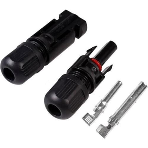 1PCS photovoltaic connector solar panel generator panel assembly male and female plug waterproof Waterproof IP67 solar panel