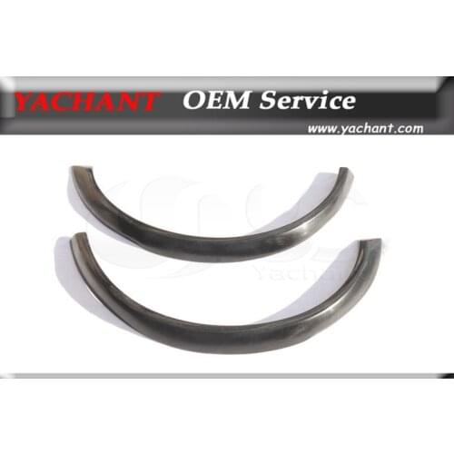 FRP Fiber Glass Rear Fender Flare Kit Fit For 06-07 Lancer Evolution 9 EVO 9 VTX Cyber Version Style Rear Fender Flares