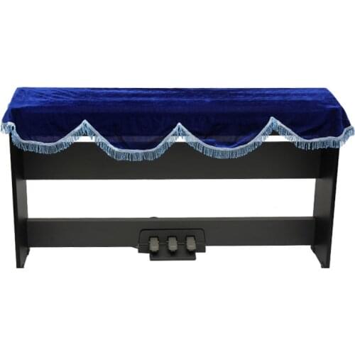 160*60cm electric piano dust cover dustproof flannel 88 key digital tassel piano cover storage household piano cover