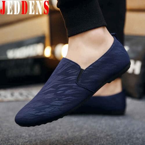 Summer Mens Shoes Low Top Casual Sneakers Air Mesh Slip-on Shoes Men Brands Loafers Outdoor Walking Footwear Driving Shose M17
