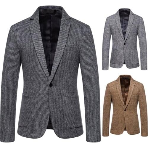 Mens casual plus size suit business suit Korean style suit jacket men