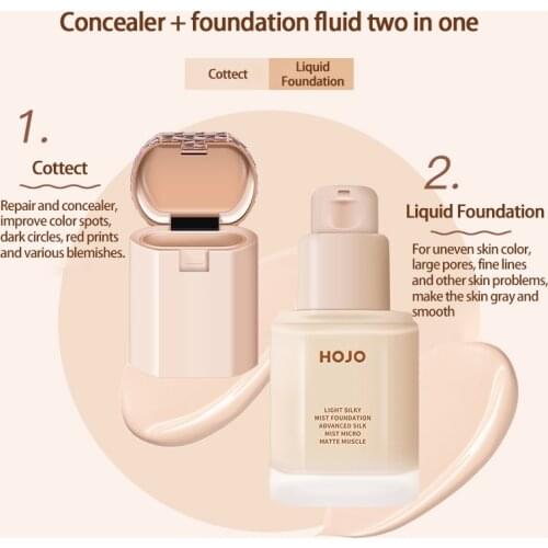 Soft Mist Concealer Liquid Concealer Face Cosmetic Silky Touch Natural Skin Waterproof Oil Control Non-Takeoff Face Makeup TSLM1