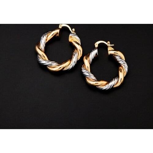 Trendy Thick Size Earrings Eritrea Ethiopia Women Hoop Earring Jewelry