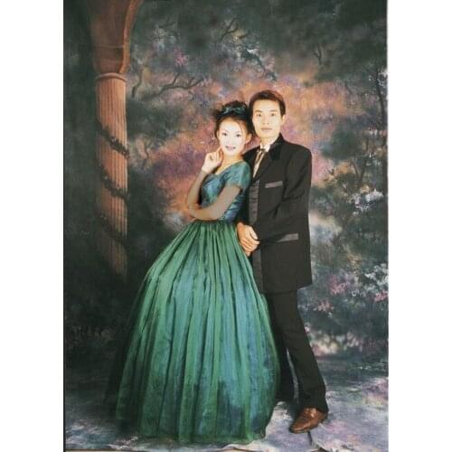 Professional Scenic old master Hand Paint Muslin backdrops FSE23,10 x10ft photo background cloth background photo studio wedding