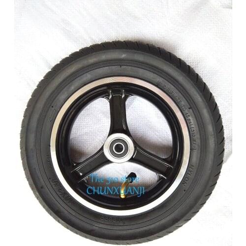 Super 10X2.50 wheel 10 Inch Motorcycle Electric Scooter Wheel Rim With Tubeless Tire Tyre
