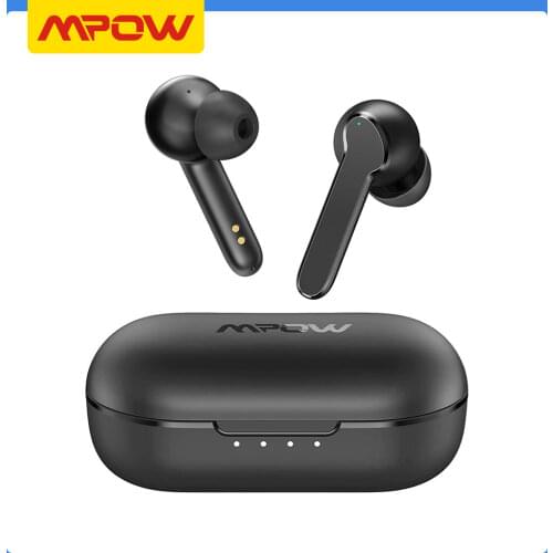 Mpow Mbits S TWS Bluetooth Earphones True Wireless Earbuds with CVC8.0 Noise Cancellng Mic Deep Bass IPX8 Waterproof for Phone