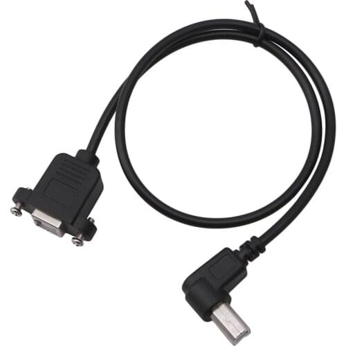 Extension Cable 50cm USB 2.0 B Male To USB B Female Socket Printer Mount Panel High Speed 2.0 USB Extension Lead