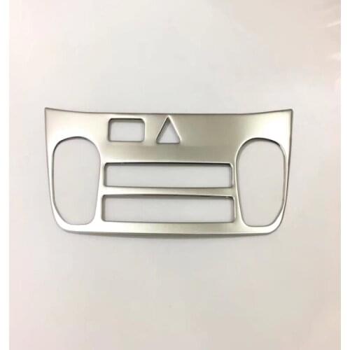 For Hyundai ix35 2018 Air Conditioning Rotating Switch Central Control Panel Cover Frame Trim ABS Chrome Car-styling
