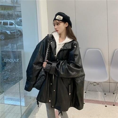 WEIHAOBANG Women's Leather Jackets