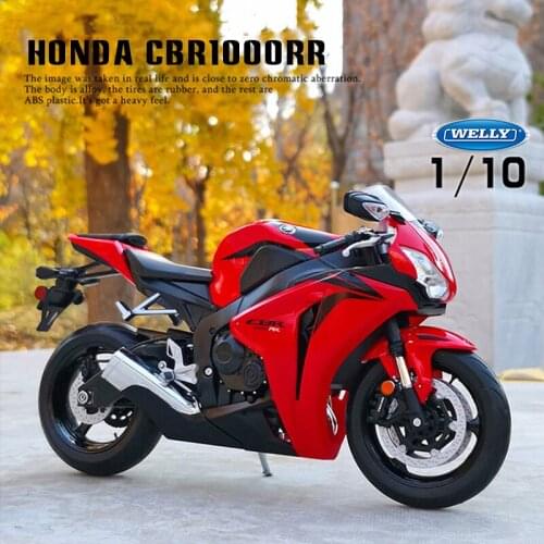 Welly 1:10 Hot New Style HONDA CBR1000RR YAMAHA Original Authorized Car Simulation Alloy Car Motorcycle Model Toy Car Collecting