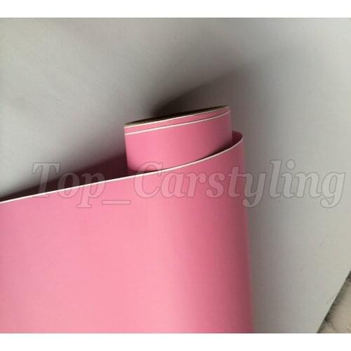 1.52x10m/roll Matte Pink Vinyl wrap car auto fibre sticker vinyl sheet car styling for cruze/motorcycle/mobile/laptop
