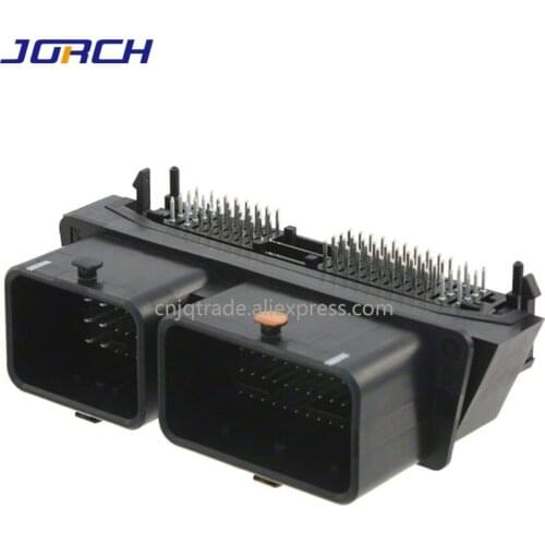 1Pcs 5022250801 RoHS CONN HDR 80 pin R/A 2-POCKET CMC for ECU box Molex brown 48P and Gray 32P