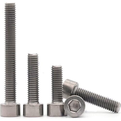 1Pcs M12 TA2 Pure "Titanium" Allen screw hexagon socket cap screws hex bolt DIN912 15mm-100mm Length
