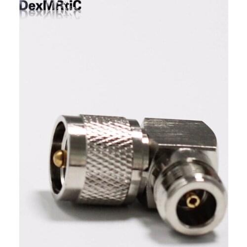 1pc UHF Male Plug switch N Female Jack RF Coax Adapter convertor Right Angle Nickelplated NEW wholesale