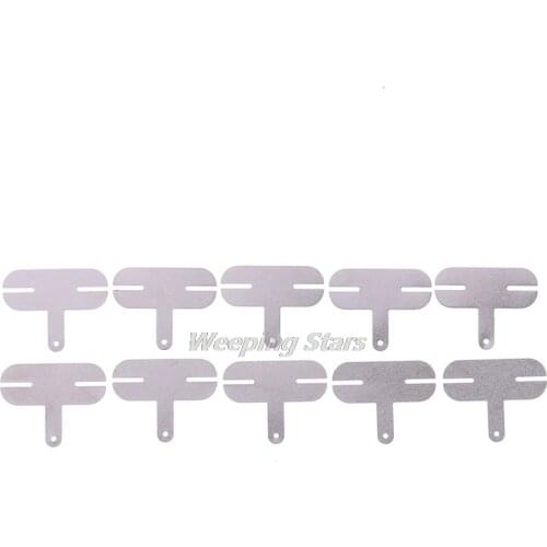 10PCS/Bag 18650 Power 25* 10 * 0.2(mm) T Type Lithium Battery Nickel Sheet Nickel Plated Steel Sheet Spot Welding Nickel Film