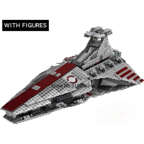 1218 pcs Star Venator Set Republic Toy Attack Cruiser Model Building Block Compatible 8039 with figure Bricks Birthday Gifts