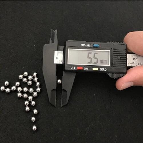 2000pcs/Lot 5.5mm Steel Slingshot Balls Catapult Balls Slingshot High-carbon Shooting Catapult Hunting Bow Hitting Ammo Archery