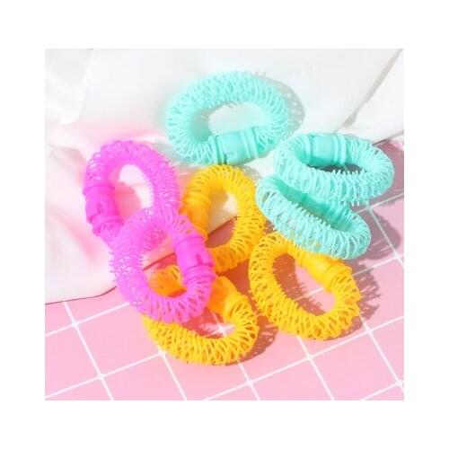 8pcs Fashion Magic Hair Curler DIY Spiral Curls Roller Donuts Curl Hair Styling Tool hair accessories for Hair Curling