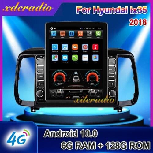 Xdcradio 10.4 INCH Tesla Style Vertical Screen Android 10 For Hyundai ix35 Car Radio Navigation Auto DVD Multimedia Player 2018