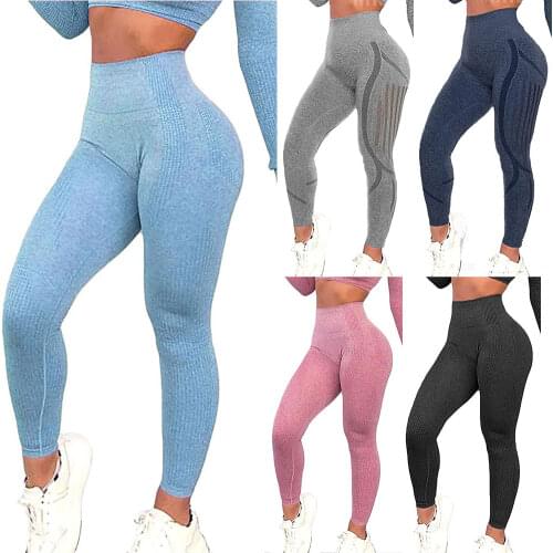 High Waist Seamless Leggings Push Up Leggins Sport Women Fitness Running Yoga Pants Energy Elastic Trousers Gym Girl Tights