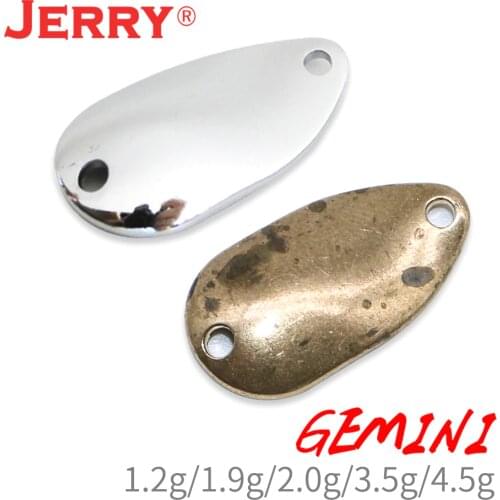 Jerry 50pieces 2g 3.5g 4.5g Unpainted Blank Iron/Copper Freshwater Spin Fishing Lure Trout Spoons