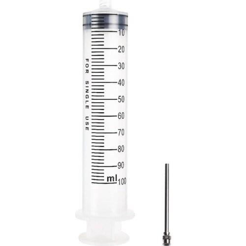 Stainless Steel Needles 10G Large Volume of the Plastic Syringe Needle and 100ml Ink Dispensing Plus Special
