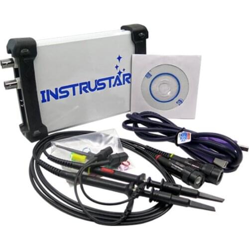 ISDS205A USB Virtual Oscilloscope Bandwidth 20M Sampling 48M Channel Number 2 Spectrum Analyzer Data Logger