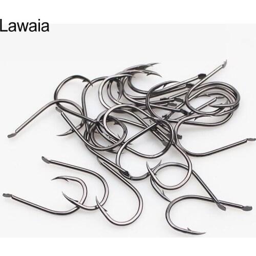 Lawaia Hooks Fishing Barbed Hook Fishhooks Fishing Lures Cheap-equipment Free Fishing Hooks 50PCS Equipment Tackle Gadgets Tools