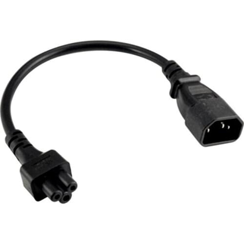 All copper IEC 320 C14 TO C5 power conversion line 20CM product character head to plum blossom tail power cord