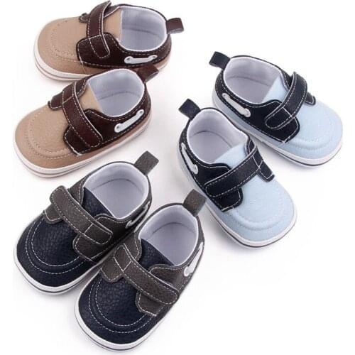 Fashion Spring Autumn Baby Shoes Anti Slip Infants Cotton First Walkers Soft Sole Newborn Boys Casual Shoes