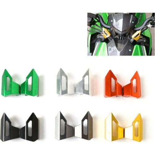 Motorcycle Aluminum Front Brake Clutch Line Hose Clamp Holder For Kawasaki Z1000 2014 2015 2016