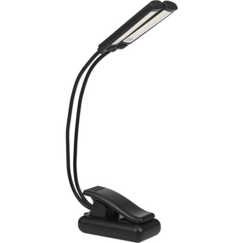 Music Stand Light Clip On LED Lamp - No Flicker, Fully Adjustable, 6 Levels of Brightness - Also for Book Reading, Orchestra, Mi