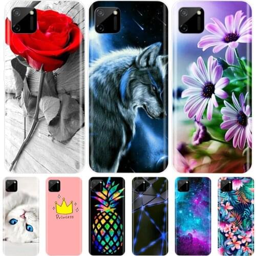 Soft Silicone Case For OPPO Realme C11 Back Cover Cartoon Phone Case for Realme C11 C 11 Case For oppo realme c11 Bumper Coque