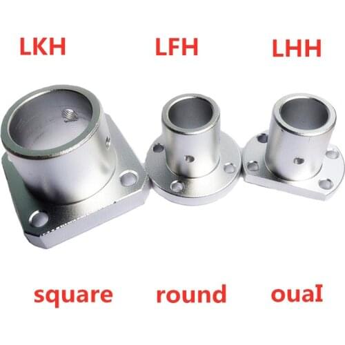 Guide shaft support base optical axis support seat round flat flange optical axis mount 8 10 12 15 16 20 25 30 35 40 50