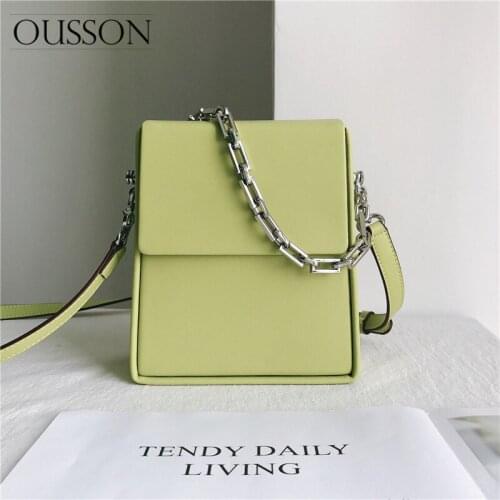 OUSSON 2021 New Design Crossbody Bag Fashion Elegant Small Square Box Tote Handbag Bag For Woman