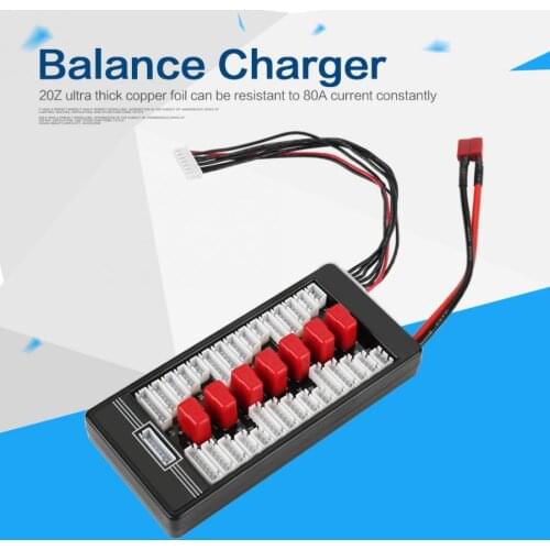 Parallel Charging Board Balance 6 in1 battery Charger Charging Adapter for LiPo LiFe Li-Ion Batteries