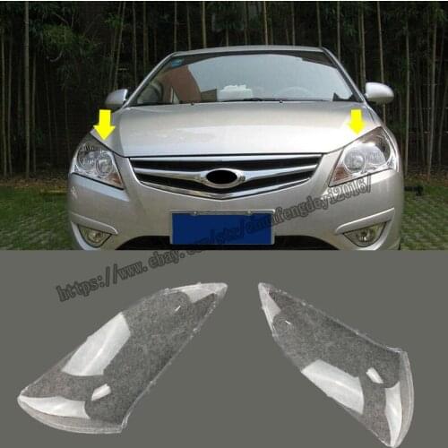 Fit For Hyundai Elantra 2006-2010 Headlight Headlamp Lens Cover Right&Left 2pcs high quality Car modification accessories