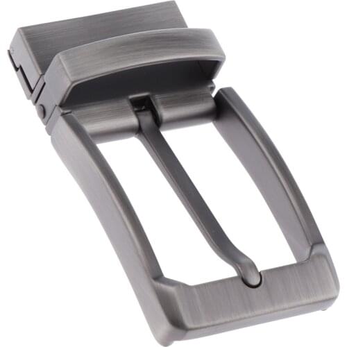 Reversible Single Prong Alloy Belt Buckle Replacement Casual Business Apparel Accessories