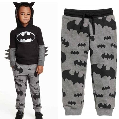 Baby Boys Cartoon Print Pattern Pants For Kids Girls Casual Cotton Trousers Sweatpants Pencil Pants Teenager Casual Pants New