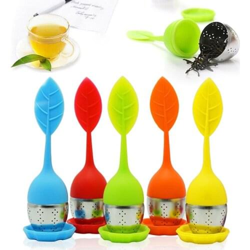 Stainless Steel Tea Infuser, Leaf And Tea Filter For Brewing Device, Herbal Spice Filter, Easy To Clean Kitchen Tools Strawberry