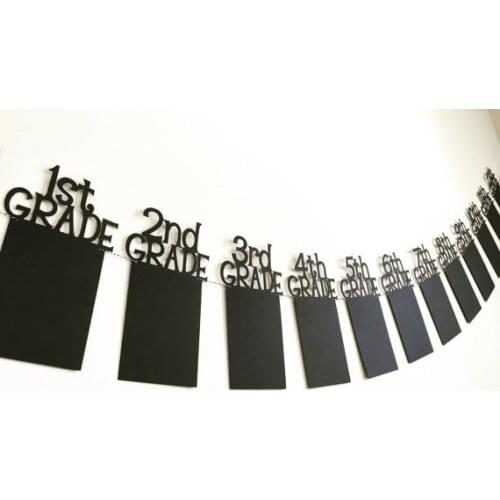 Graduation Picture kindergarten high school garlands Photo Banners buntings kids photo props booths