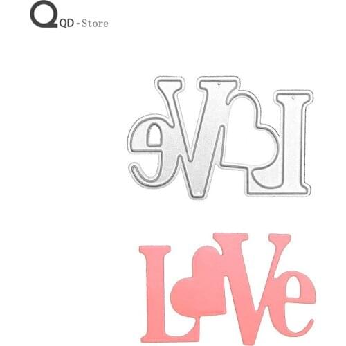 Scrapbooking Cutting Dies Puzzle Love Handmade Tools DIY Card Make Mould Model Craft Decoration Metal Cutting Dies New 2021