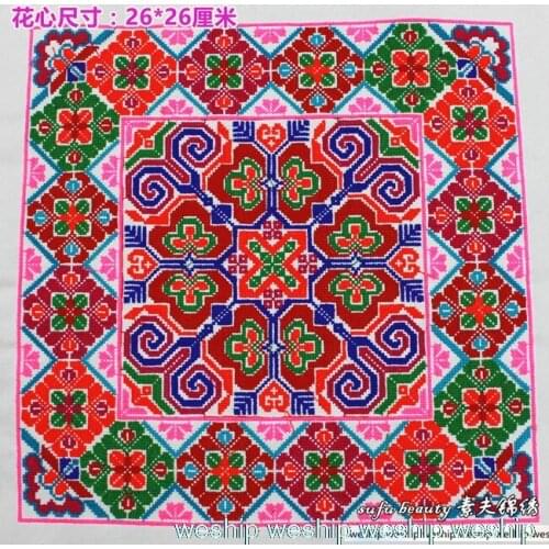 High quality Chinese vintage style embroidery patch Yunnan roses/peony /bird/ Phoenix path embroidery applique for clothing bag