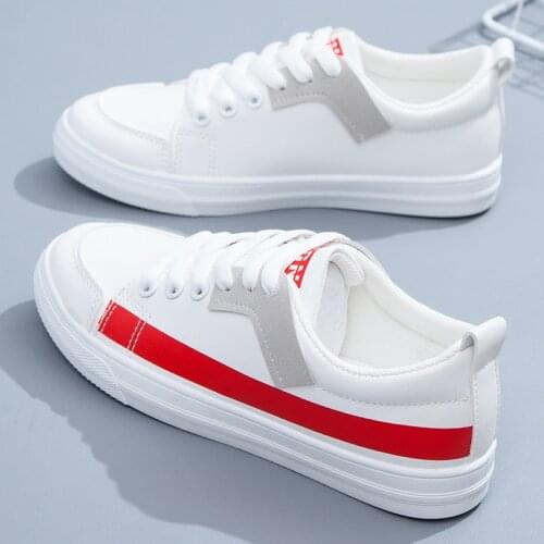 Sneakers Women 2021 Spring Autumn New White Shoes Summer Leather Board Shoes Student Womens Light Sports Running Shoes