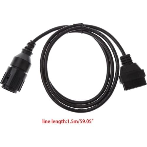1.5M Durable Car Kit Cables 10Pin To 16Pin OBD2 Diagnostic Cable Adapter For BMW ICOM D Motorcycles car accessories