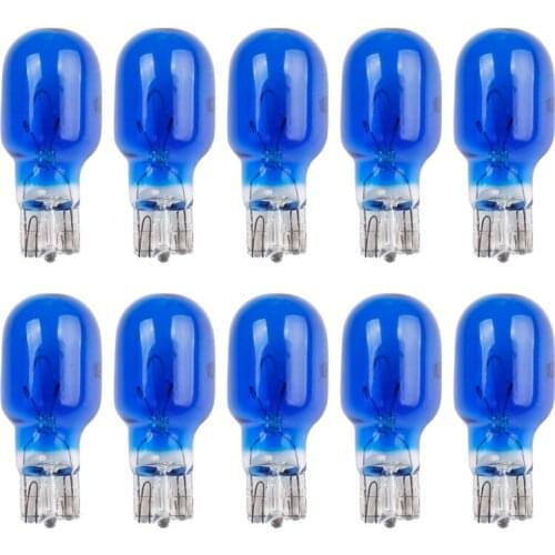100pcs T15 W16W Reverse Lights Halogen Lamp 12V 18W Interior Light Parking Light Bulbs Side Light Atomotive Clear Glass