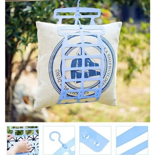 2018 Creative home sunblinds multi-function drying rack airing plush toy rack