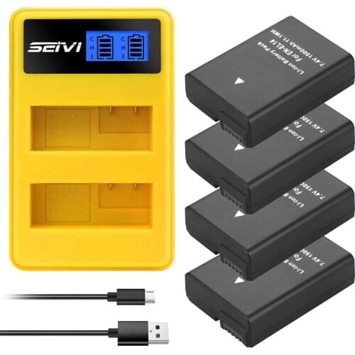 1500mAh EN-EL14 EN-EL14A ENEL14 Battery for Nikon D3100 D3200 D3300 D3400 D3500 D5600 D5100 D5200 P7000+LCD Battery Charger