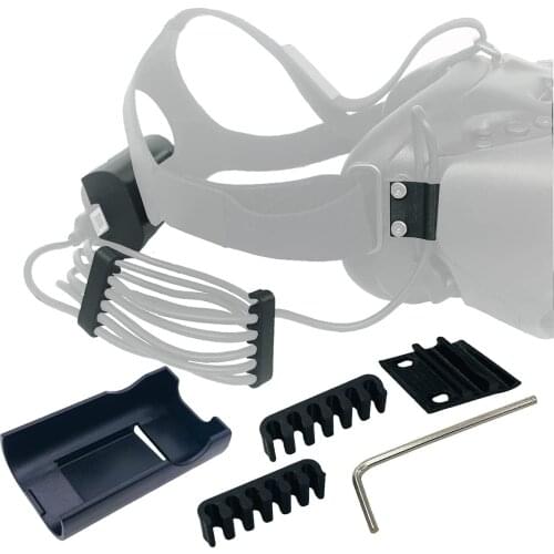 Battery Bracket Holder and Power Cable Clip for DJI FPV Goggles V2 DJI FPV Combo Goggles Accessories